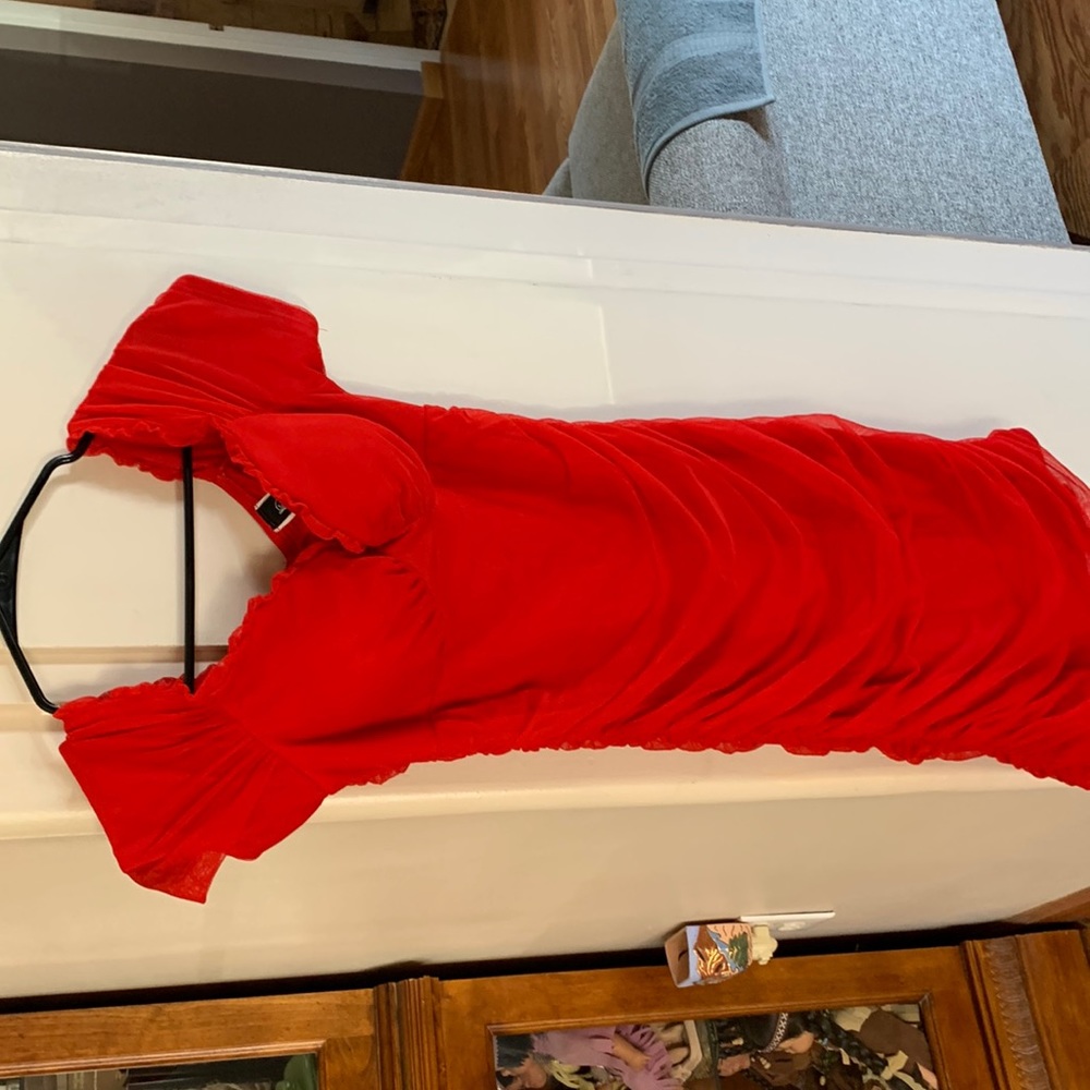 Beautiful red prom dress